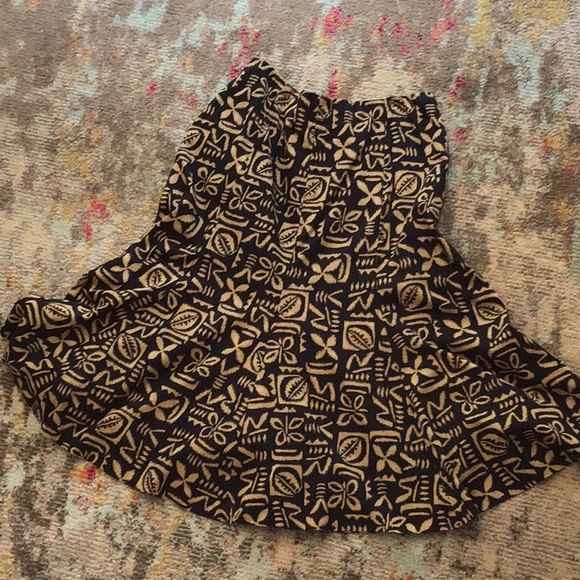 Jones New York Signature Black and Caramel Skirt - Picture 6 of 8